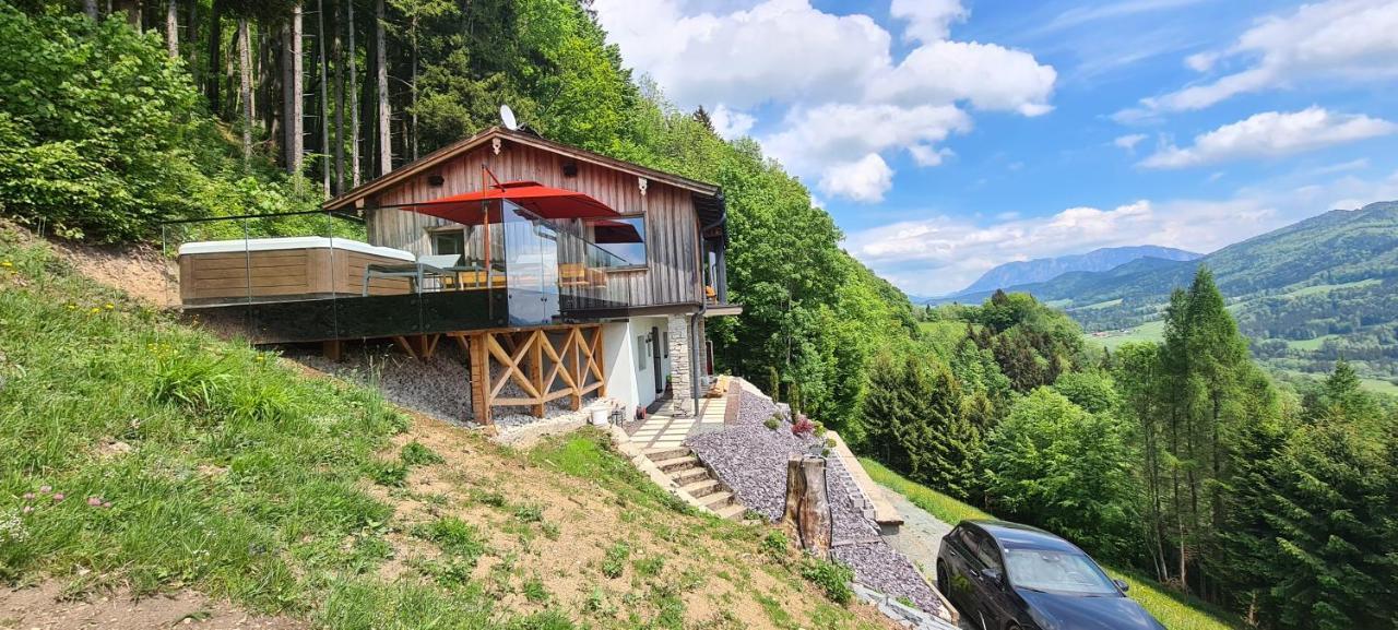 Ruhige Bergvilla In Alleinlage Am Mondsee Mit Seeblick Bergblick Und Whirlpool Innerschwand Exterior photo